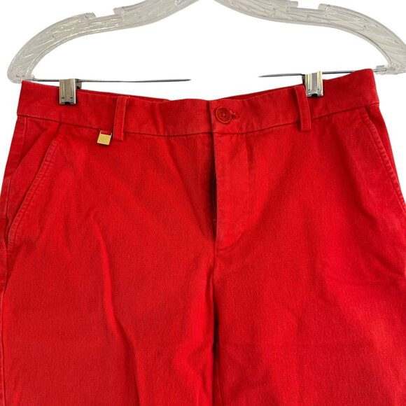 Lauren Ralph Lauren Womens Red Twill Shorts Size 2P - Picture 3 of 12